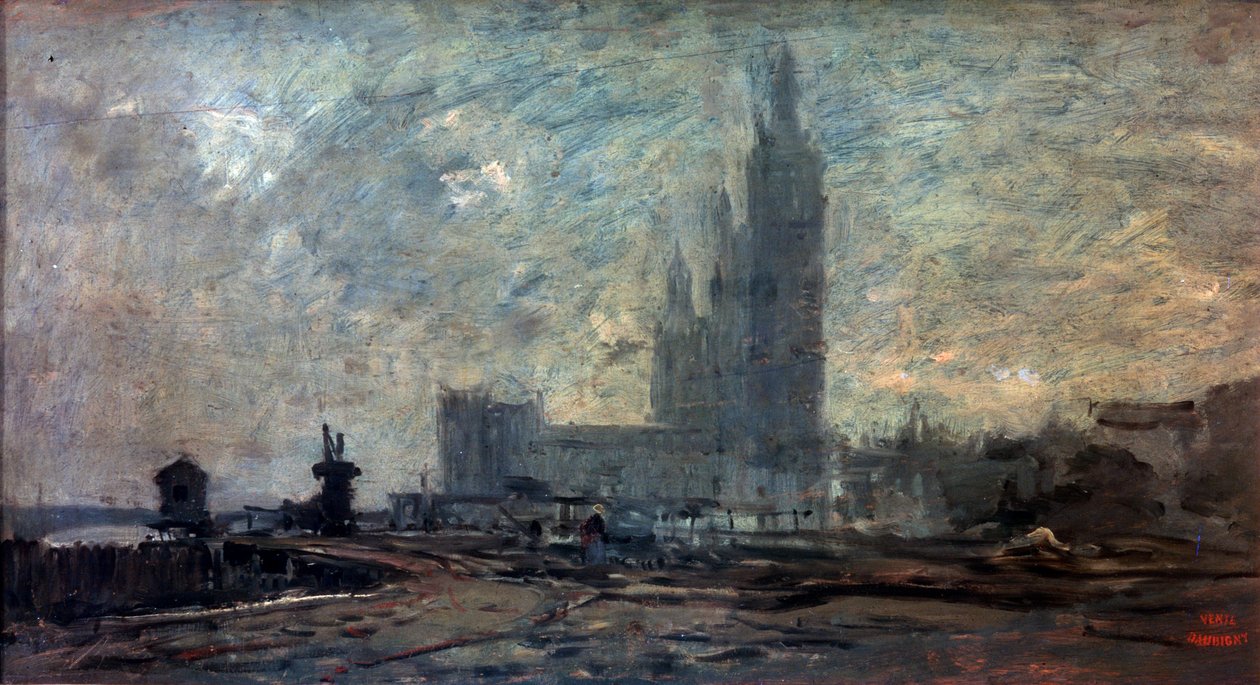 London, 1866. af Charles Francois Daubigny