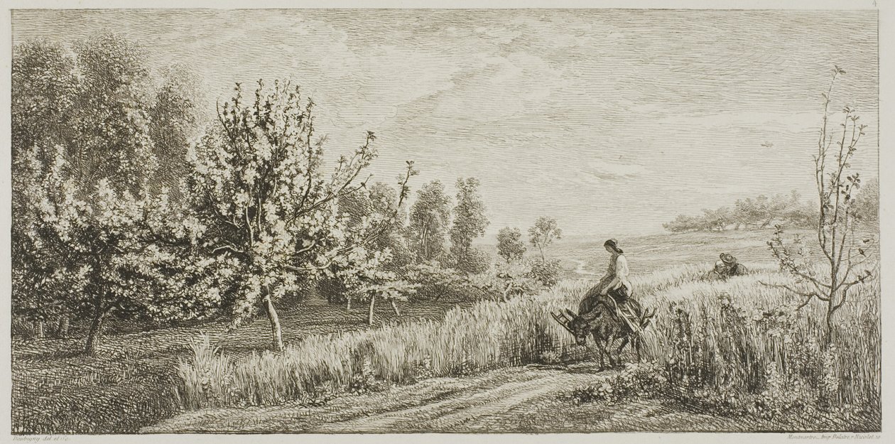 Forår af Charles Francois Daubigny