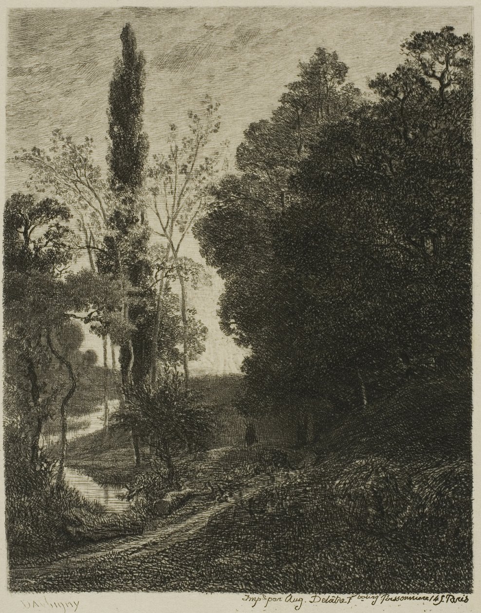 Fætterens banker af Charles Francois Daubigny