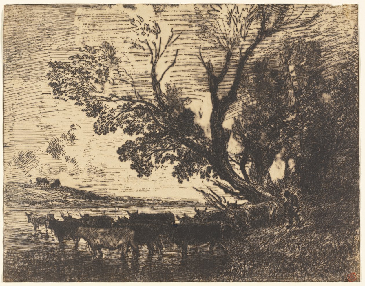 Forden af Charles Francois Daubigny