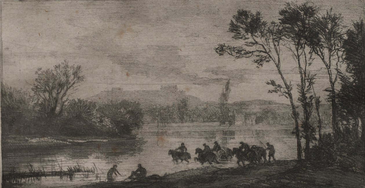 De små kavalerer af Charles Francois Daubigny