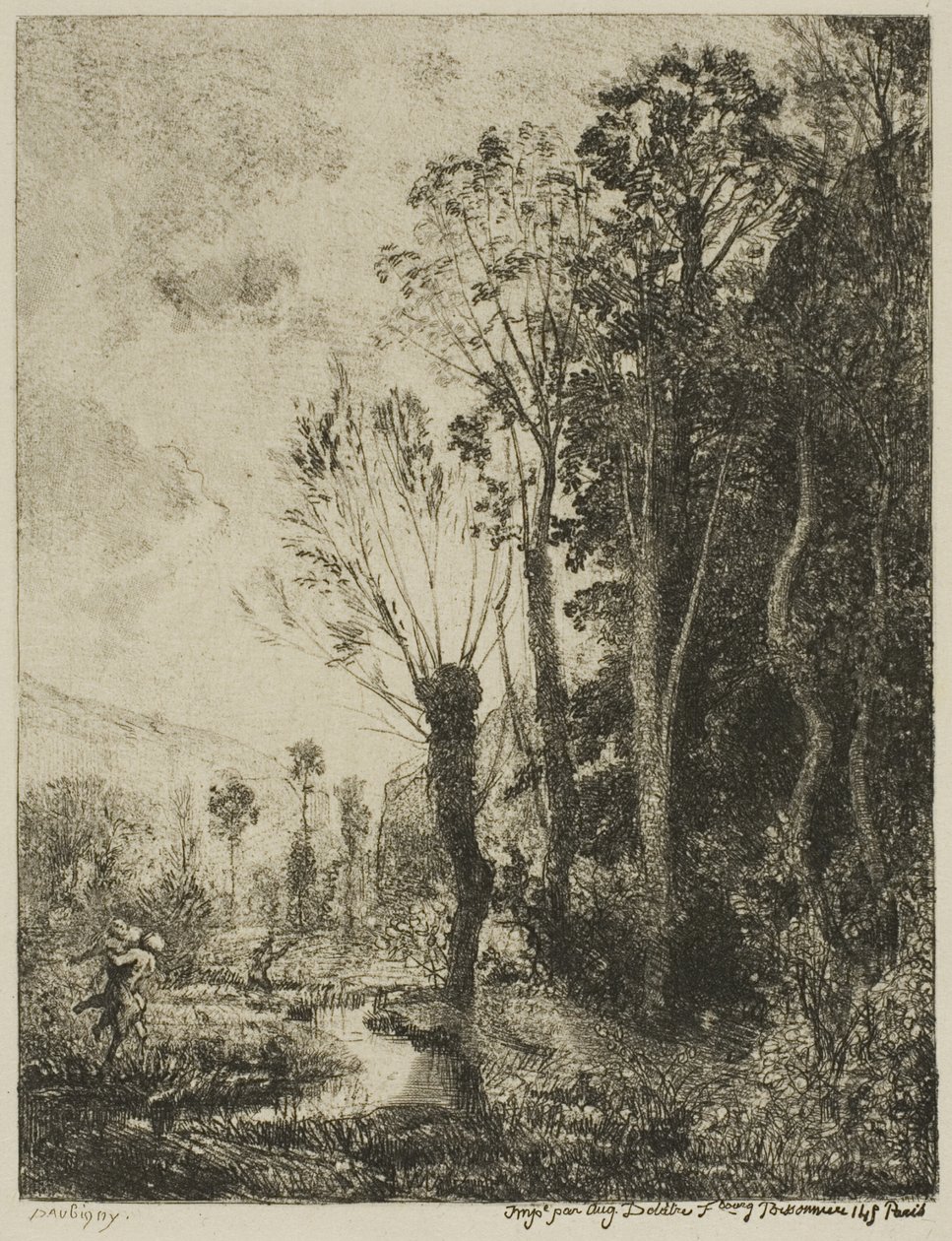 Satyren af Charles Francois Daubigny