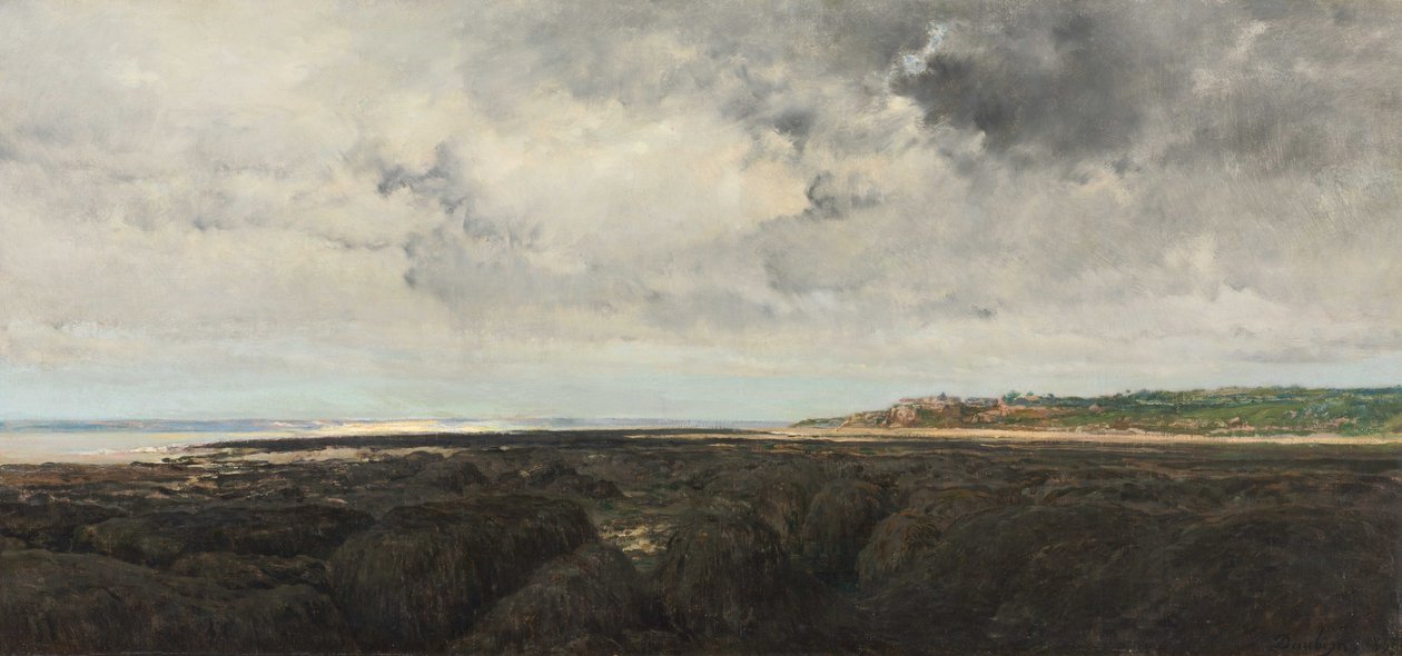 Villerville Set fra Le Ratier af Charles Francois Daubigny