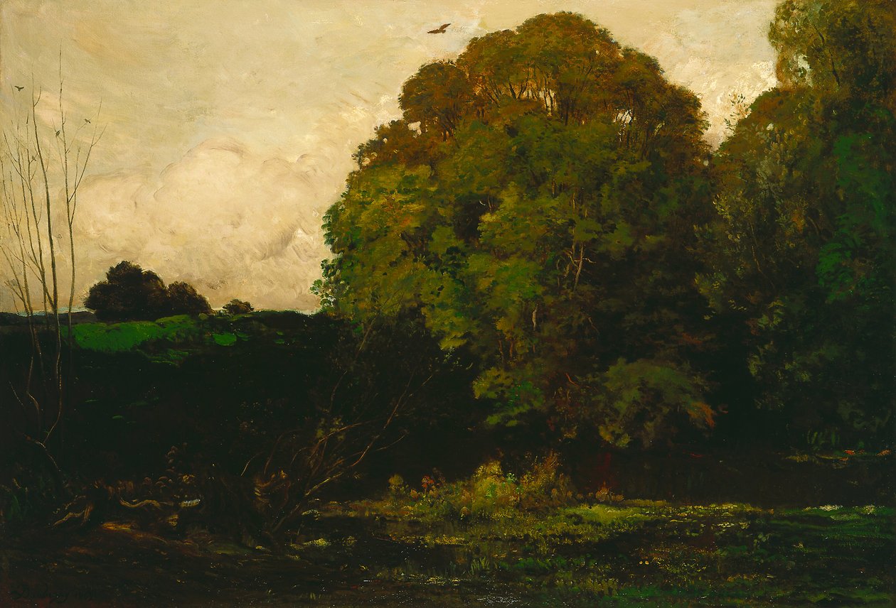 En dam i Morvan af Charles Francois Daubigny