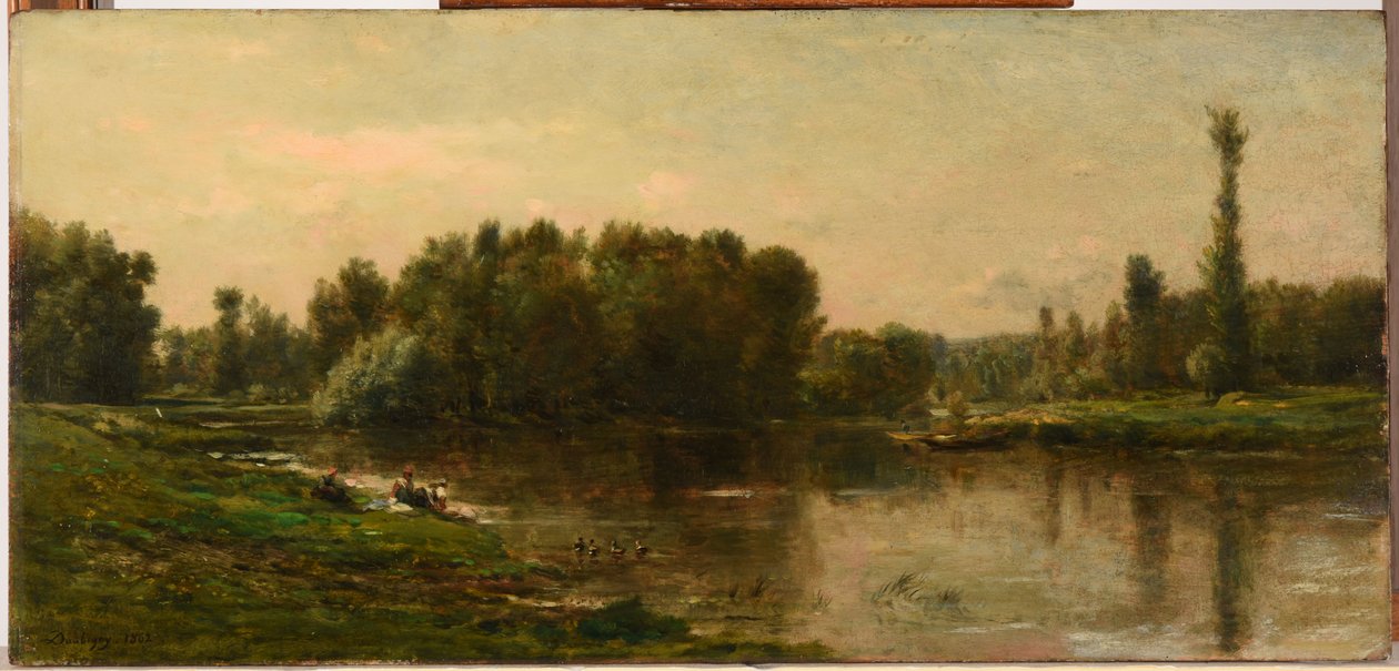 Bredderne af Oise af Charles Francois Daubigny