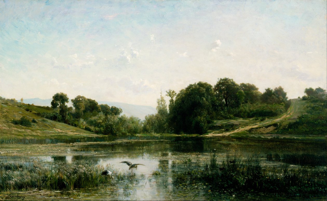 Dammene i Gylieu af Charles Francois Daubigny