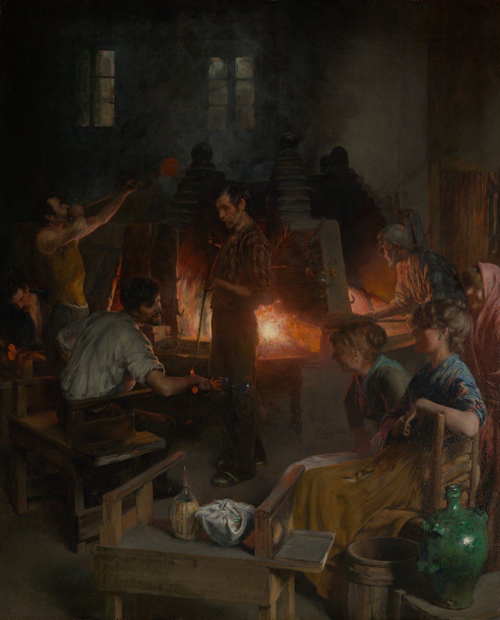 Glaspustere i Murano, 1886. af Charles Frederic Ulrich