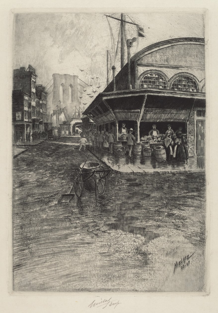 Catherine Market, 19031907. af Charles Frederick William Mielatz