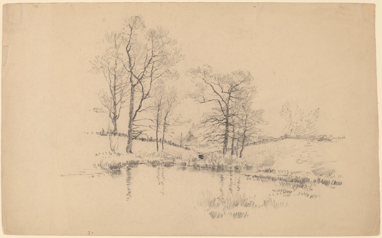 Meadow Pond, New York af Charles Frederick William Mielatz