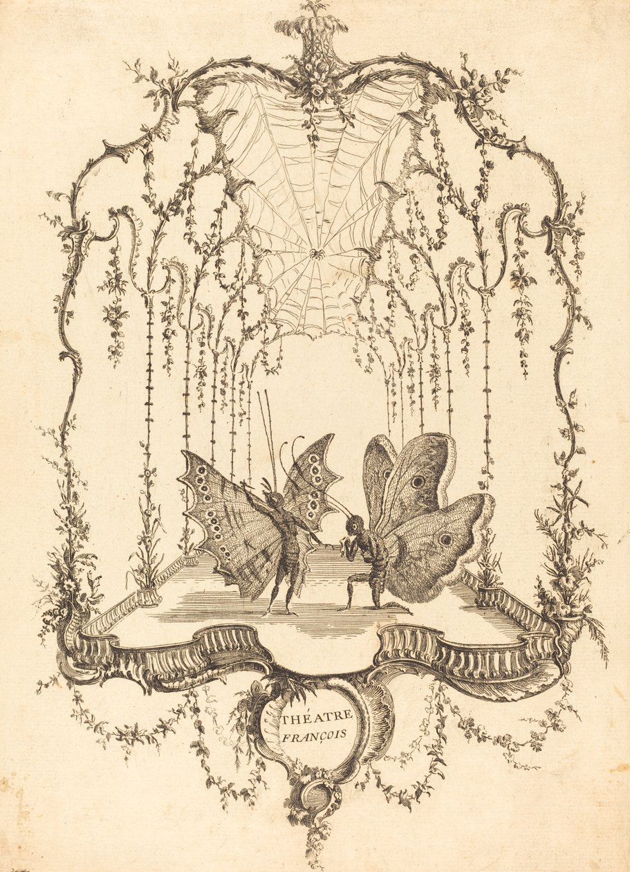 Fransk Teater af Charles Germain de Saint Aubin