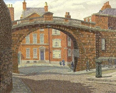 The Watergate, Chester af Charles Ginner