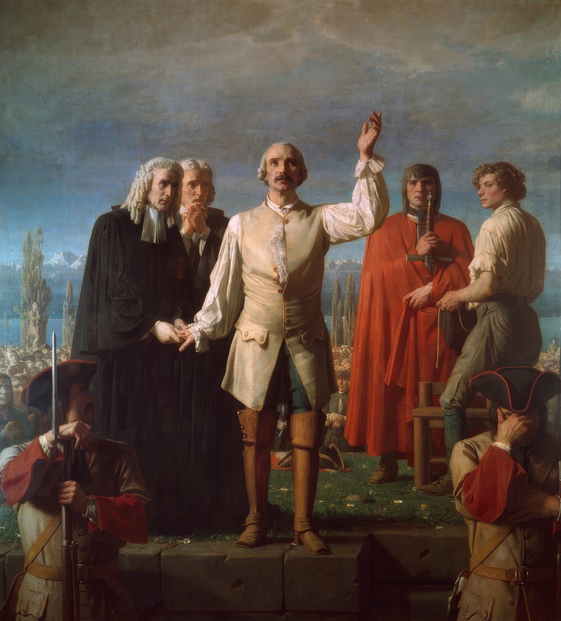 Henrettelse af major Davel af Charles Gleyre