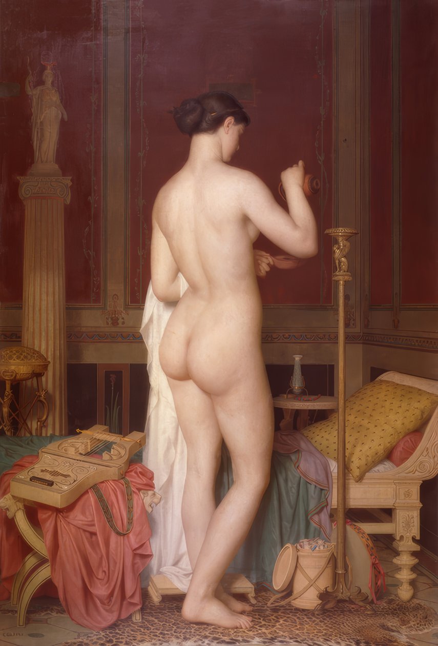 Sappho går i seng af Charles Gleyre