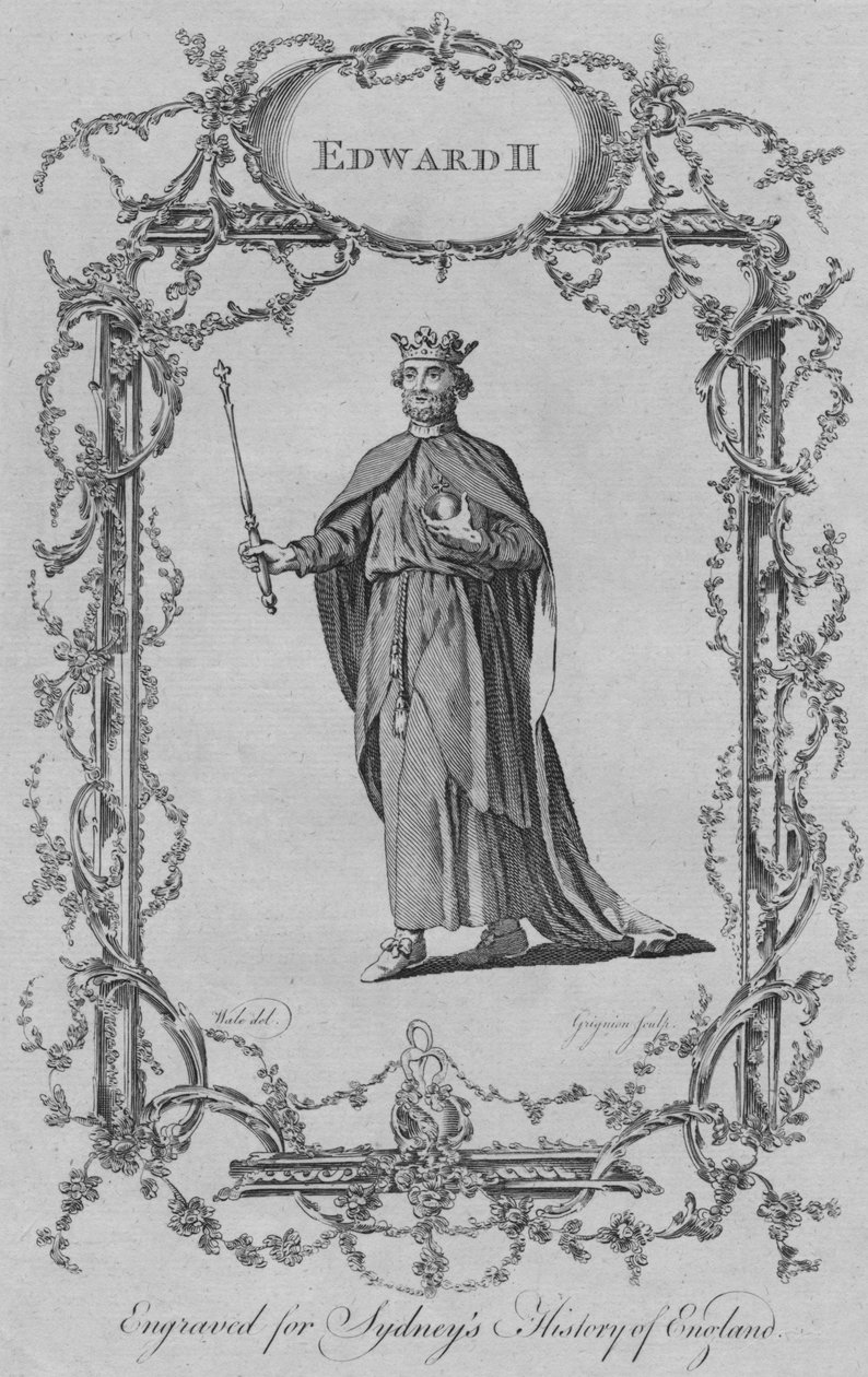 Edward II, 1773. af Charles Grignion