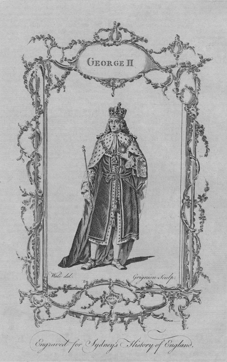 Georg II, 1773. af Charles Grignion