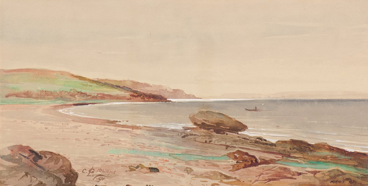 Wormit Bay af Charles Gustav Louis Phillips