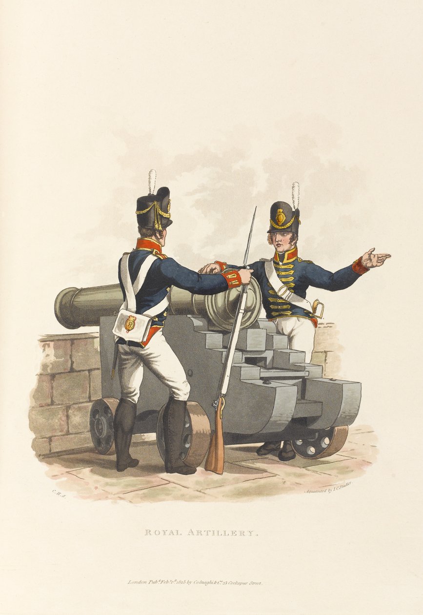 Kongelig Artilleri af Charles Hamilton (after) Smith
