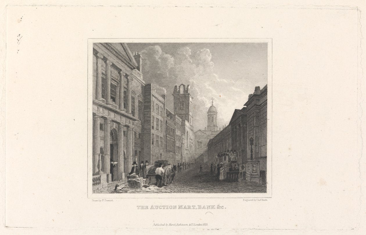 The Auction Mart, Bank & C. af Charles Heath