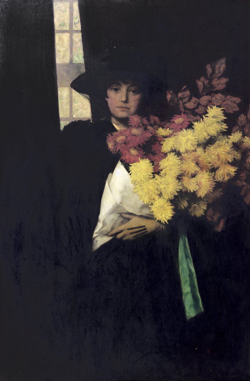 Krysantemum, ca. 1900 af Charles Henry Malcolm Kerr