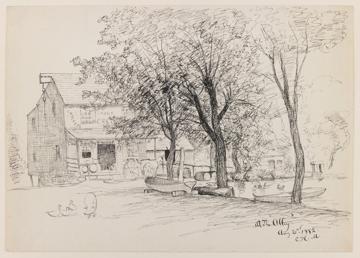 I Alley, 21. august, 1882 af Charles Henry Miller