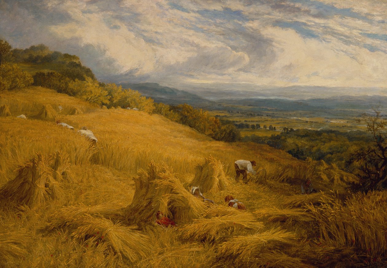 Høsten (olie på lærred) af Charles Henry Passey