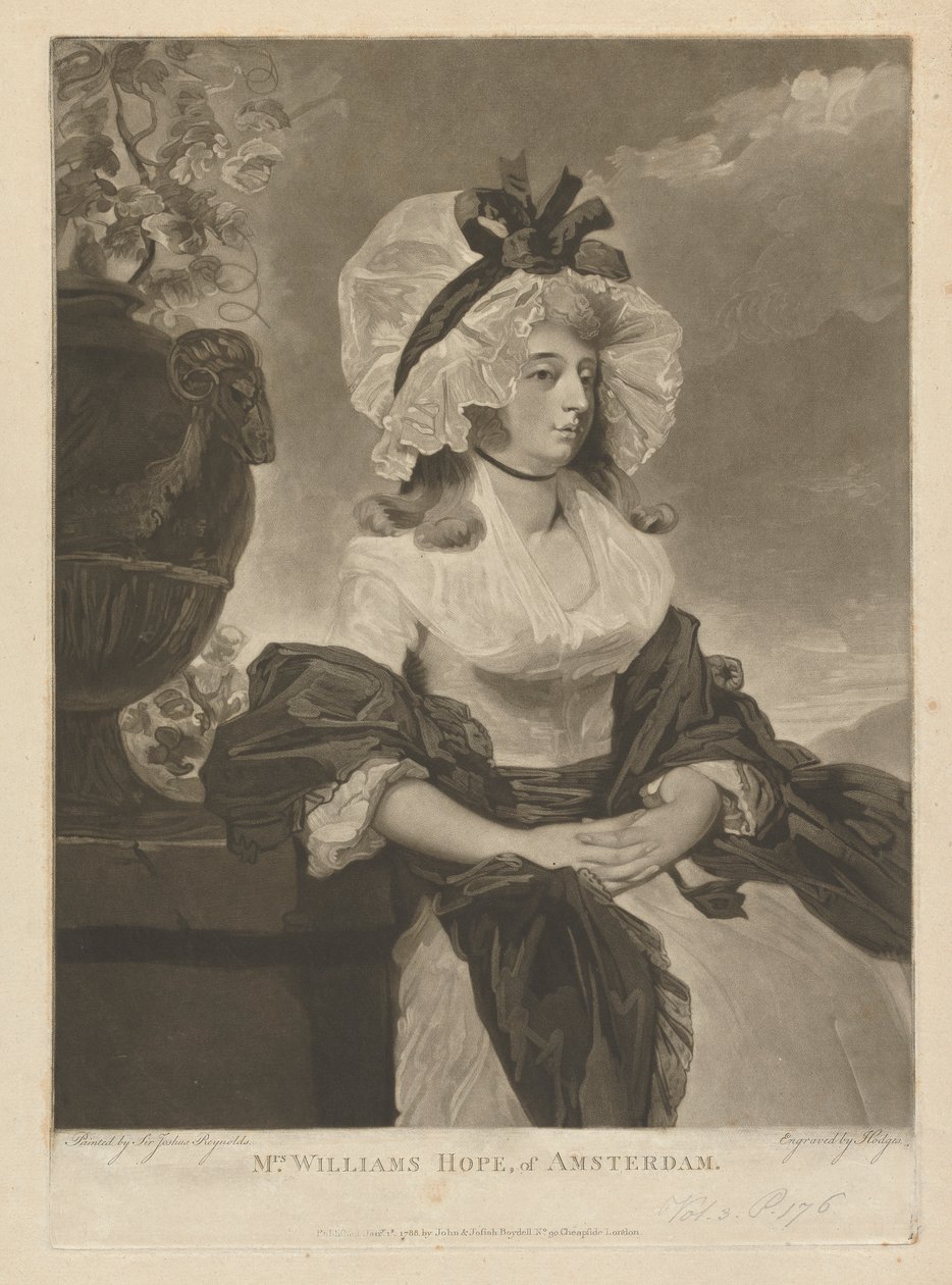 Mrs. Williams Hope af Amsterdam af Charles Howard Hodges