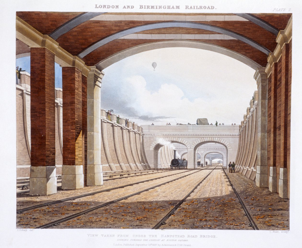 London og Birmingham Railway, 1837 af Charles Hunt