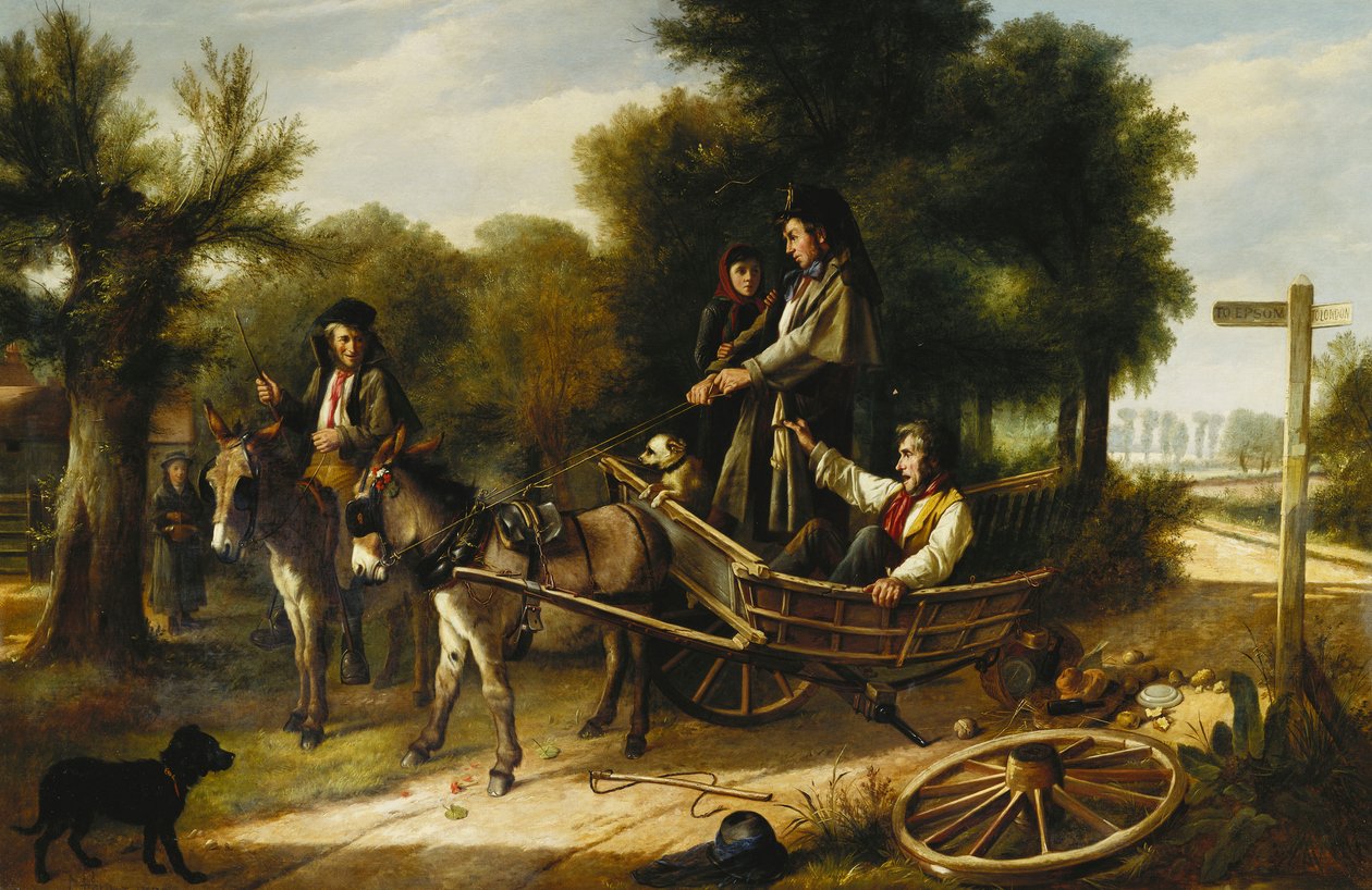 Uheld ved korsvejen, 1880 af Charles Hunt