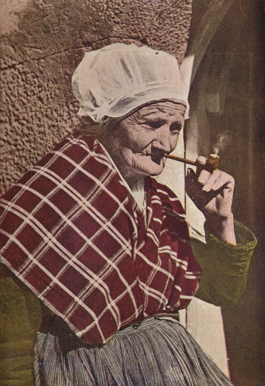 An Aged Bretonne, c1913 af Charles J. S. Makin