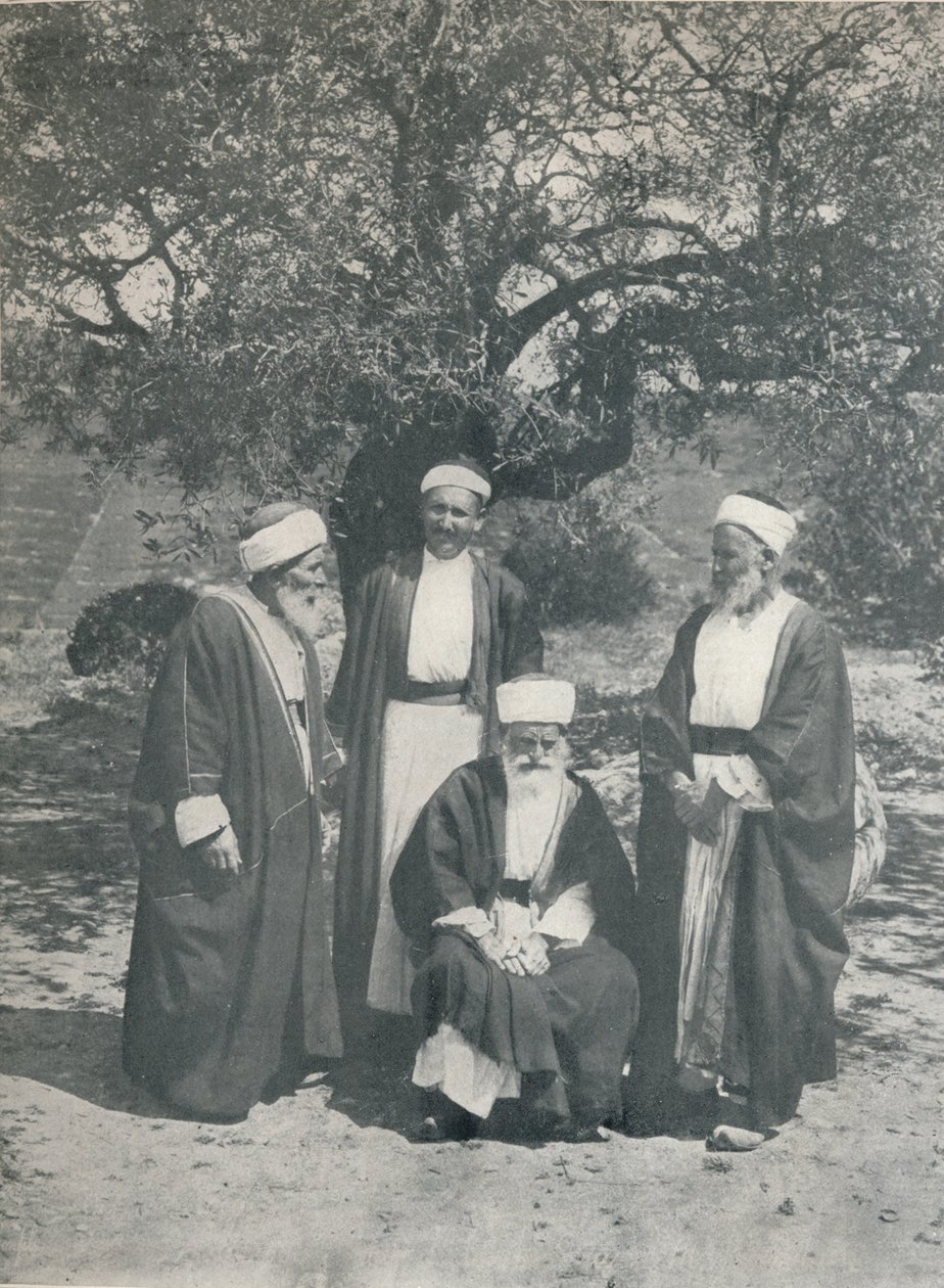 Druse Chiefs, c1913 af Charles J. S. Makin