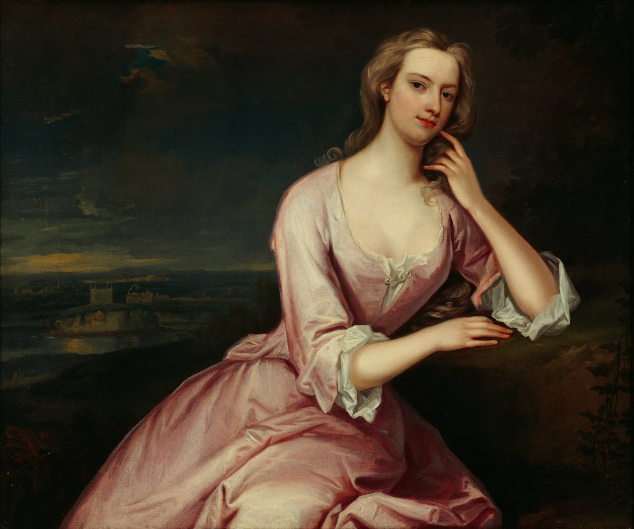 Henrietta Howard ca. 1724 (olie på lærred) af Charles Jervas