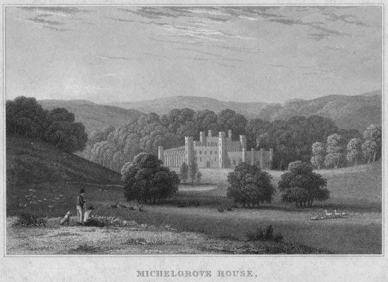 Michelgrove House, begyndelsen af det 19. århundrede. af Charles John Smith
