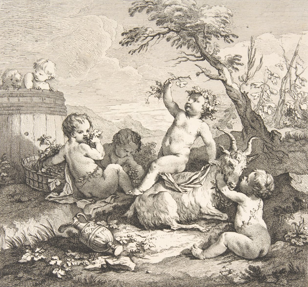 Efterår. af Charles Joseph Natoire