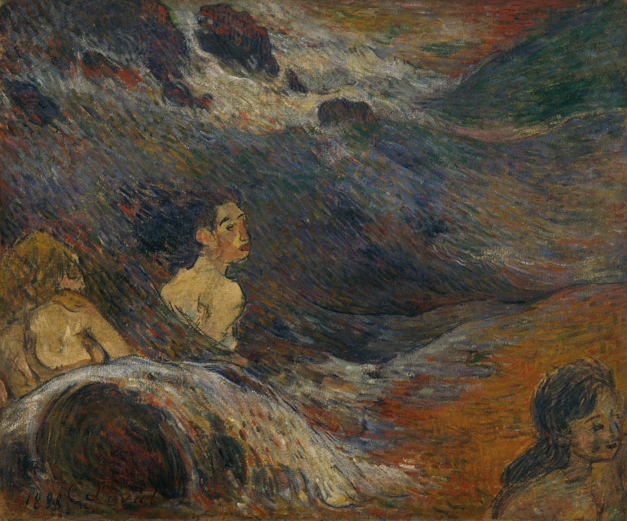 Badegæster af Charles Laval