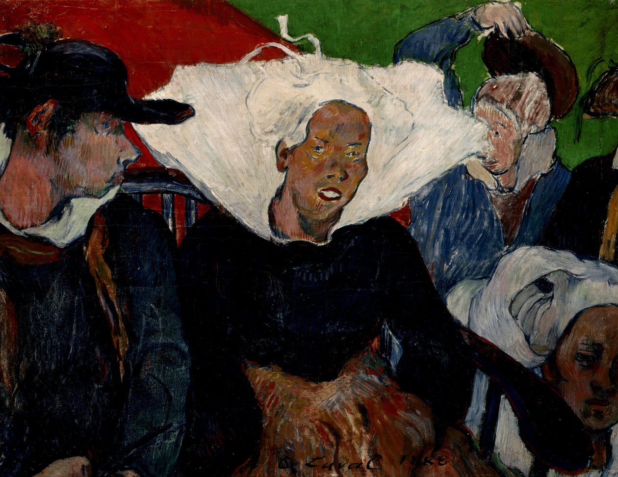 Går til marked, Bretagne, 1888 af Charles Laval