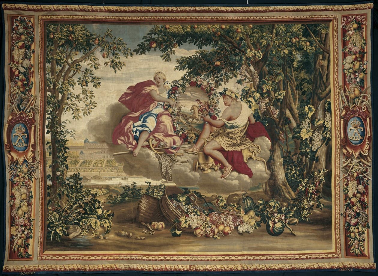 Efterår, fra Årstiderne af Charles Le Brun