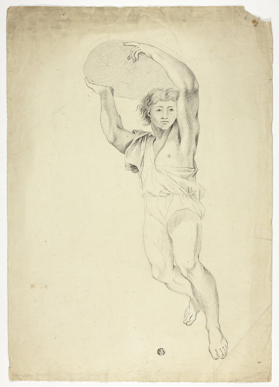 Dreng bærende vægt af Charles Le Brun