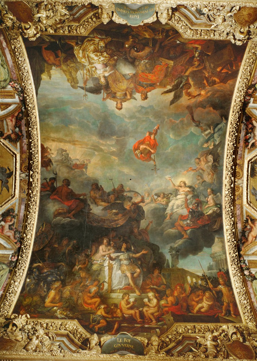 Ludvig XIV regerer alene ... af Charles Le Brun