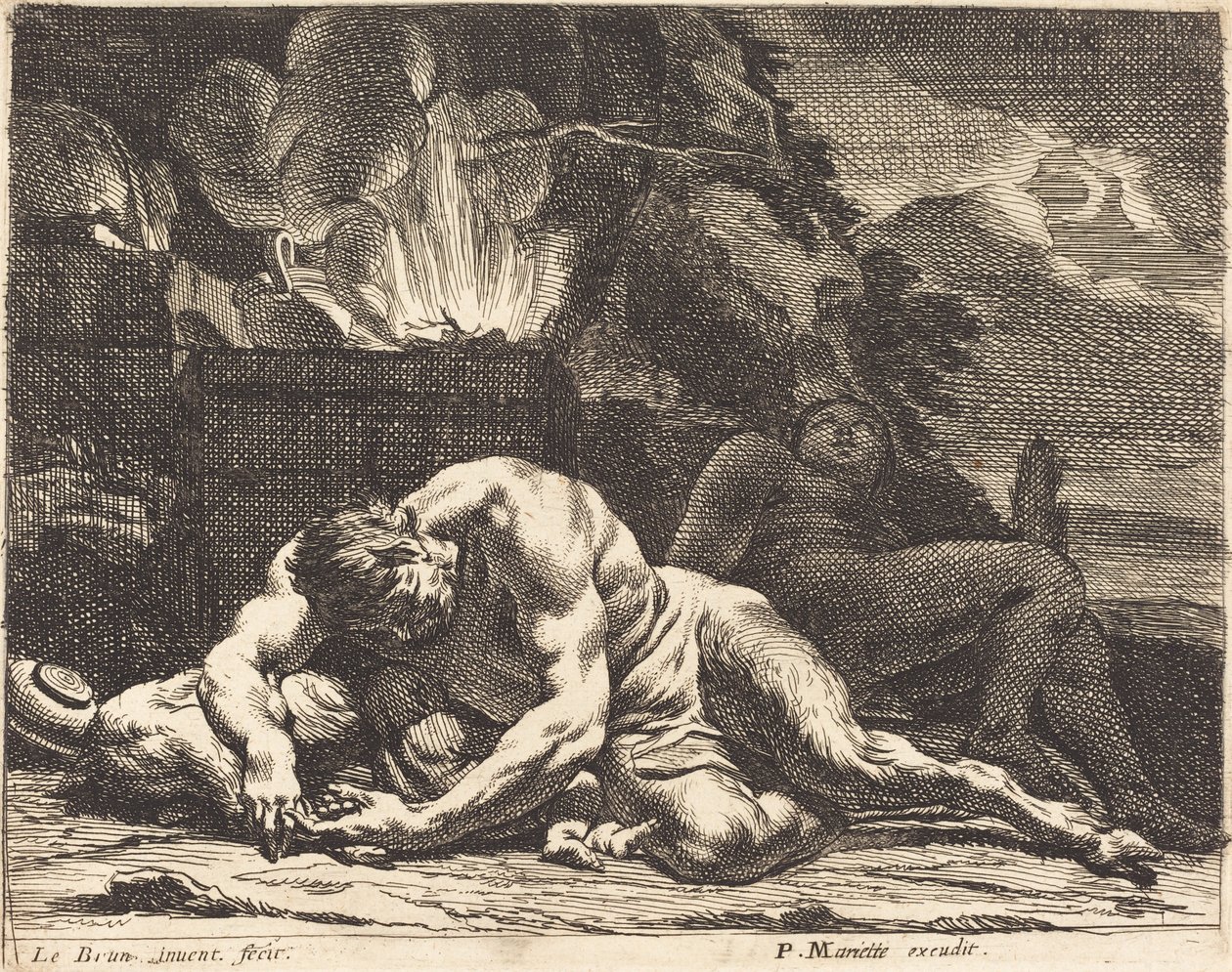 Nox (nat) af Charles Le Brun