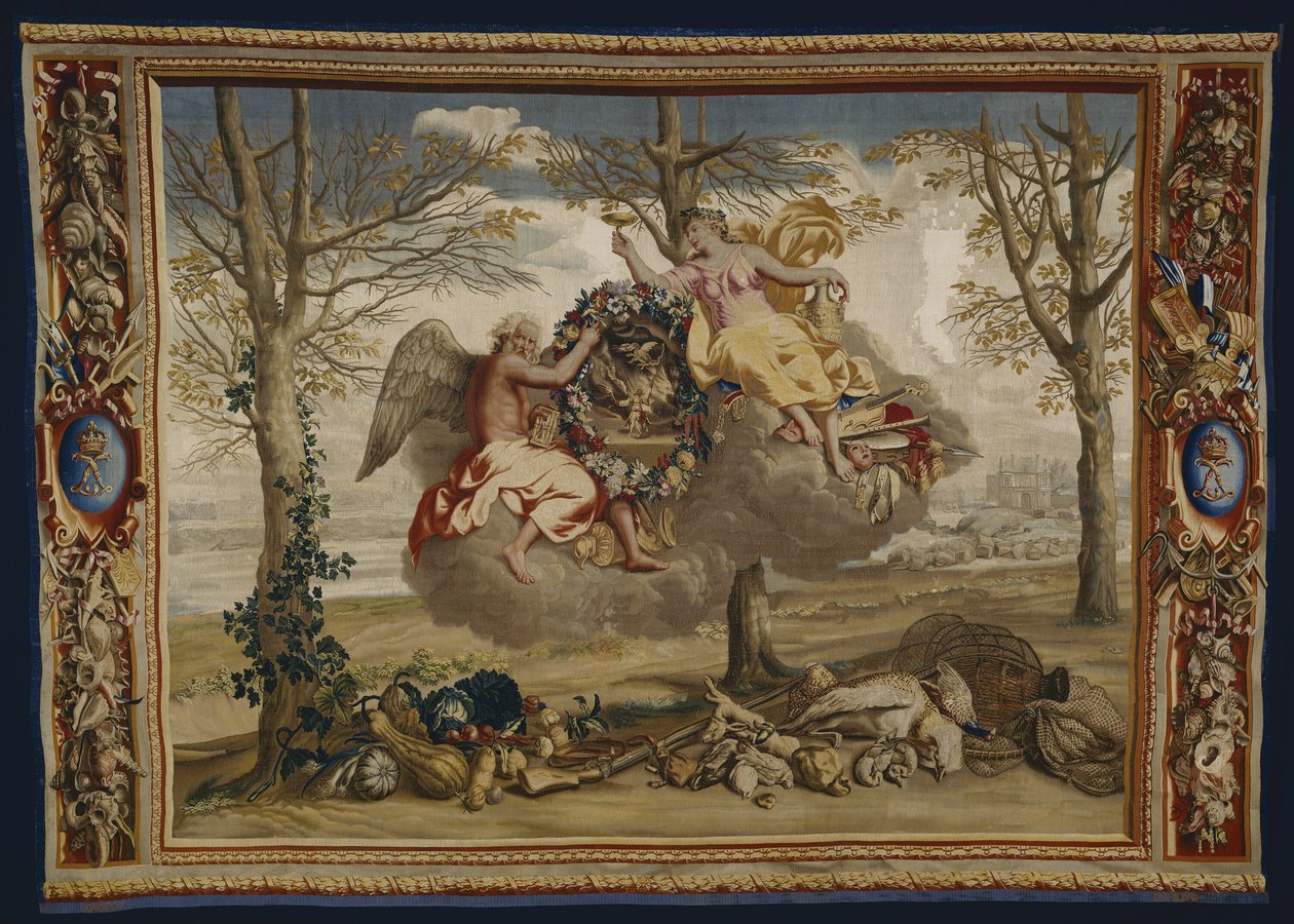 Winter, fra Årstiderne af Charles Le Brun