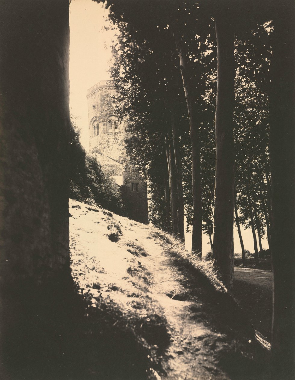 Autun, Ursulinetårnet, ca. 1860