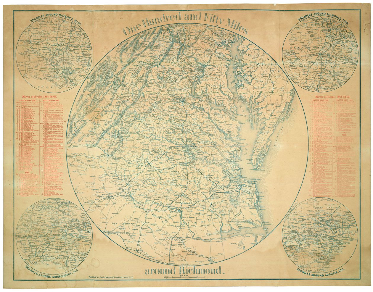 Et hundrede og halvtreds miles omkring Richmond af Charles Magnus