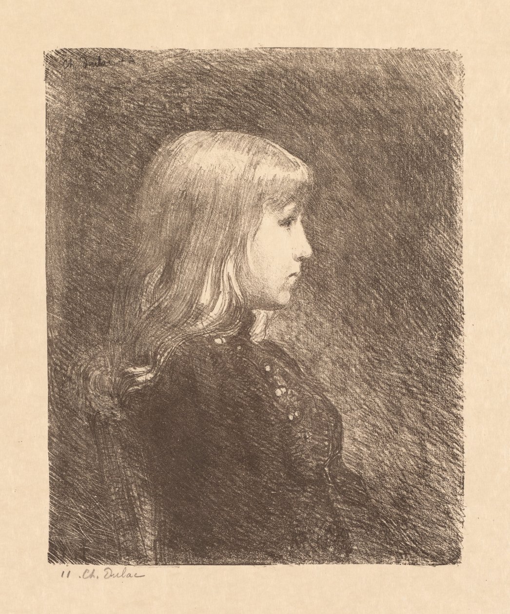 Ung Dame Ung Pige, 1892. af Charles Marie Dulac