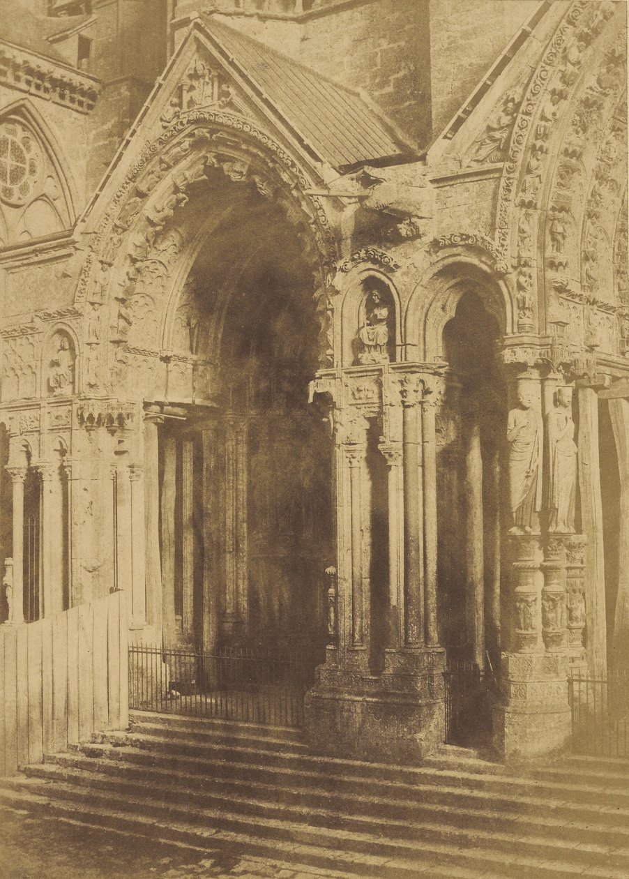 Katedralen i Chartres. Septentrional portal. af Charles Marville