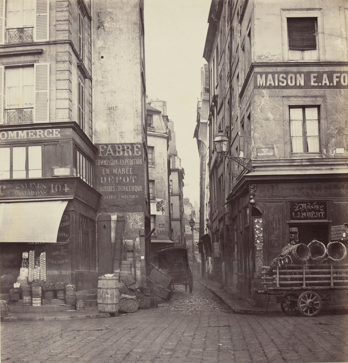 Rue Mondetour, fra Rue Rambuteau, 1860