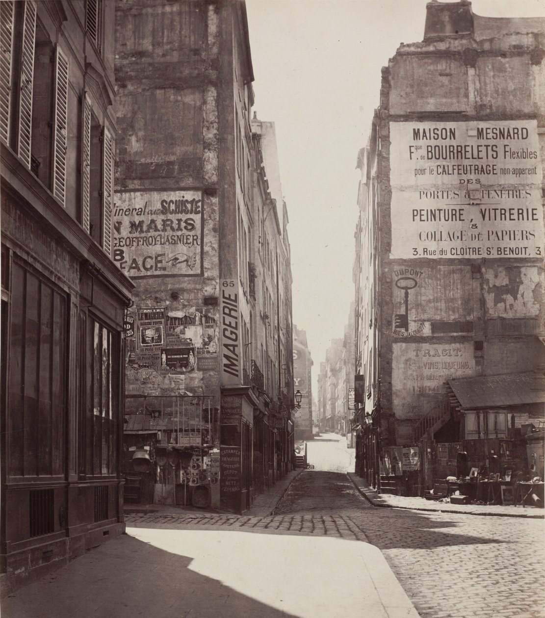 Rue Saint-Jacques, 1864-før februar 1867. af Charles Marville