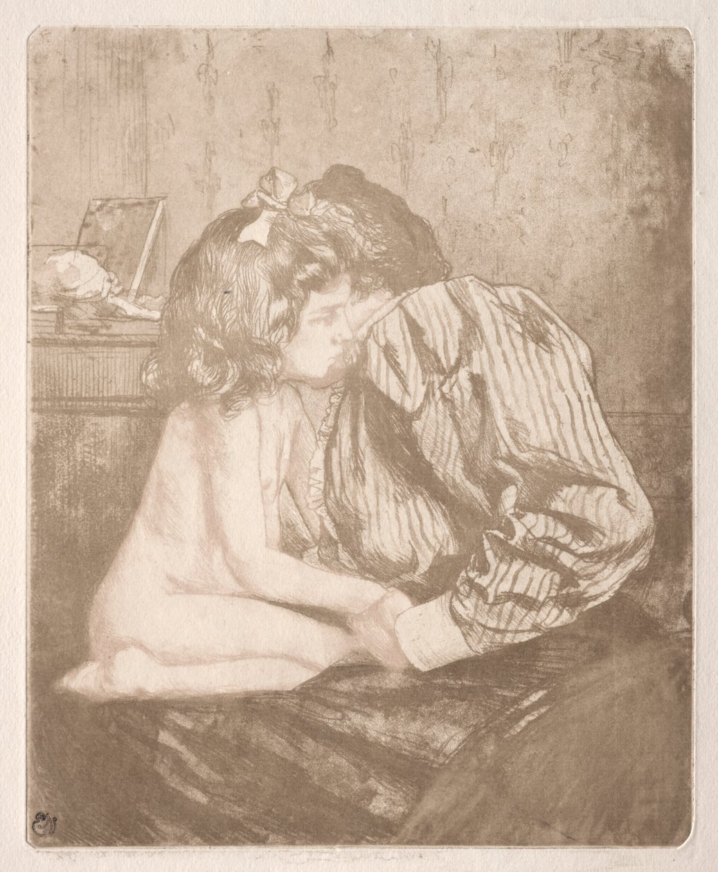 Confidences, fra A New Sentimental Education, 1901. af Charles Maurin