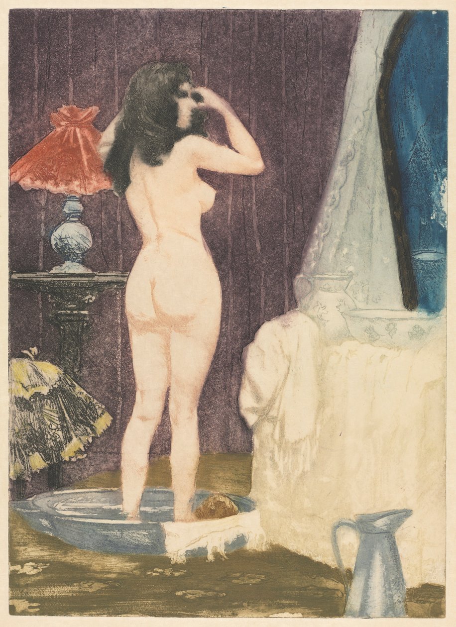 Omklædningsrummet, 1898. af Charles Maurin
