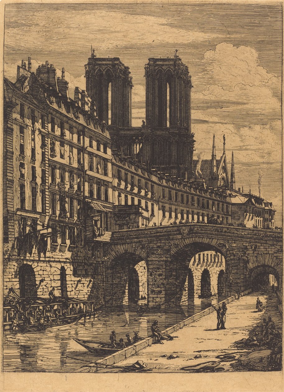 Den Lille Bro, Paris af Charles Meryon