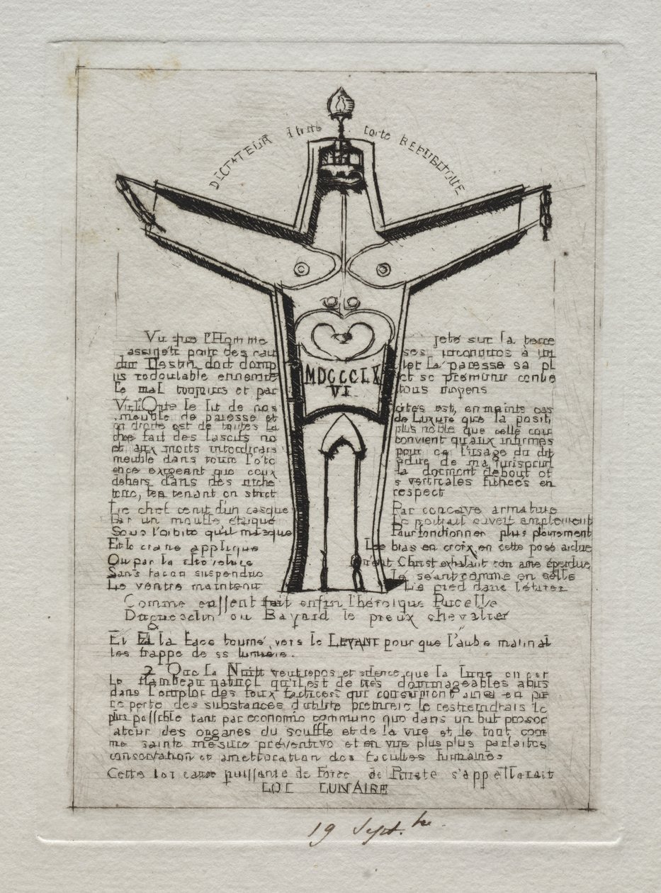 Måneloven, 1866. af Charles Meryon